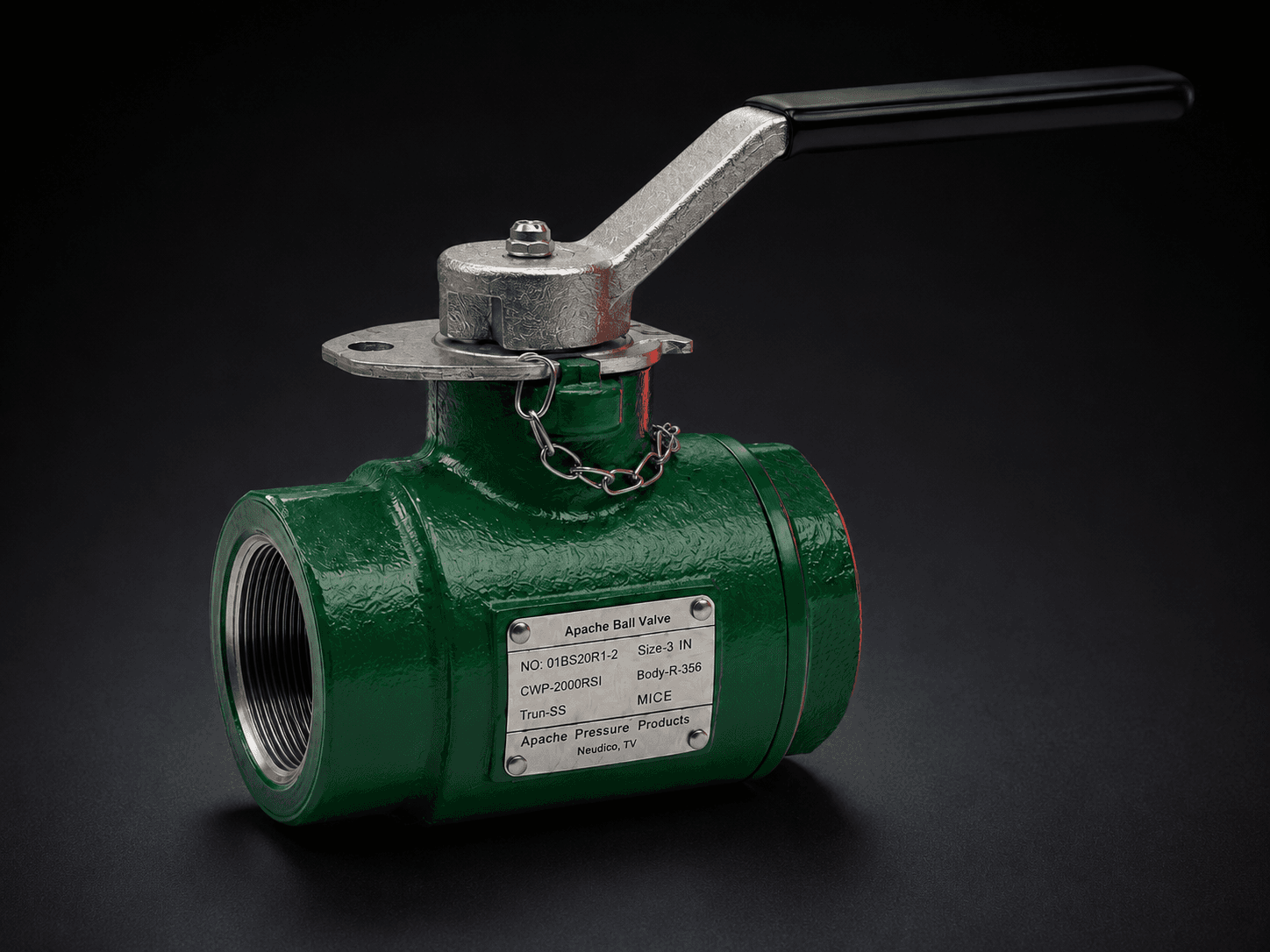 Two-Piece Ductile Iron Oilfield Ball Valve
